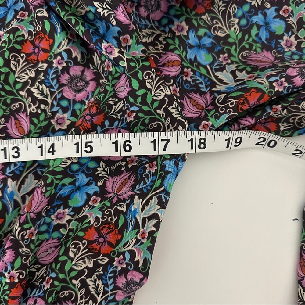 MANGO Printed Floral Dress with Balloon Sleeves Size 4 - Picture 11 of 12